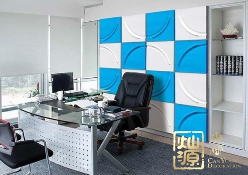 装修公司前教你如何选择公室装修中使用的壁纸1