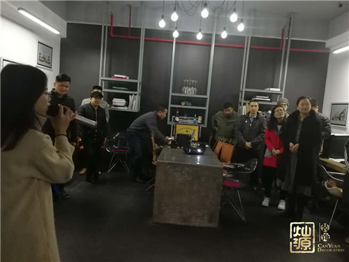 南宁装修公司早会图