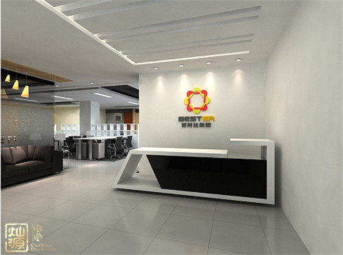 办公室装修-背景墙