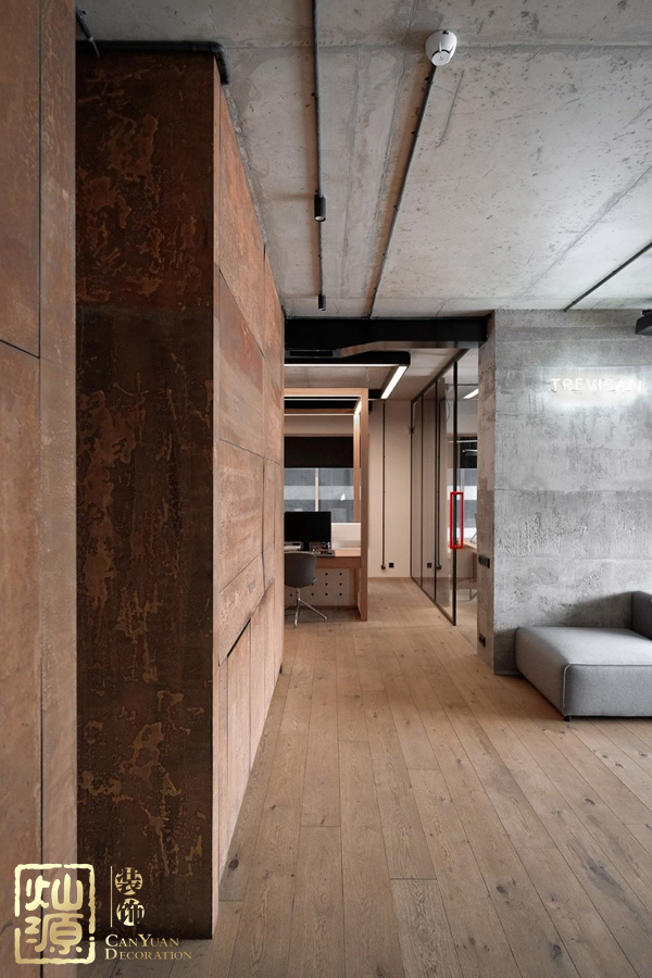 温暖人性的工业风简约办公室设计赏析