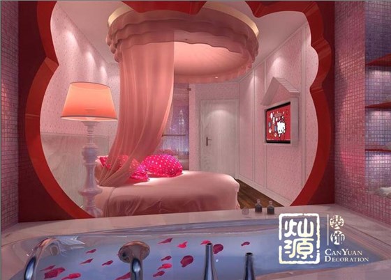 南宁情侣主题酒店装修