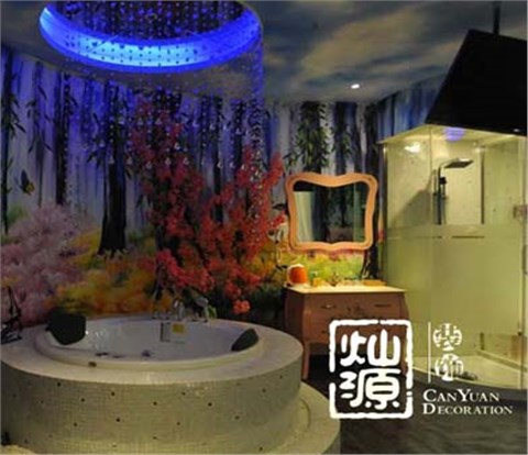 中鼎·万象东方情侣主题酒店装修案例-利来w66最给利装饰